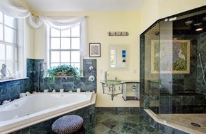 Opulent primary ensuite bath