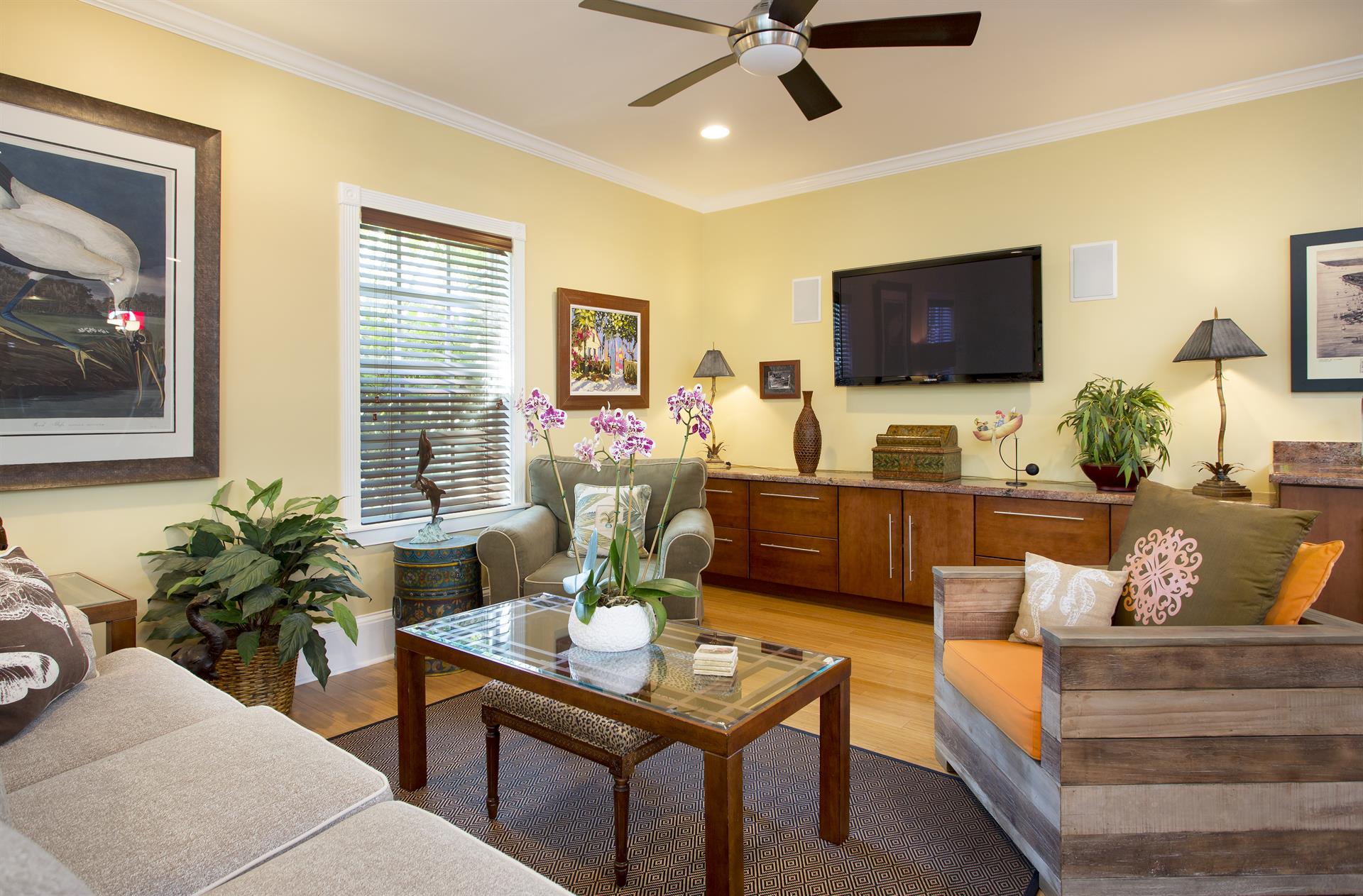 Memories will be made in this living area.