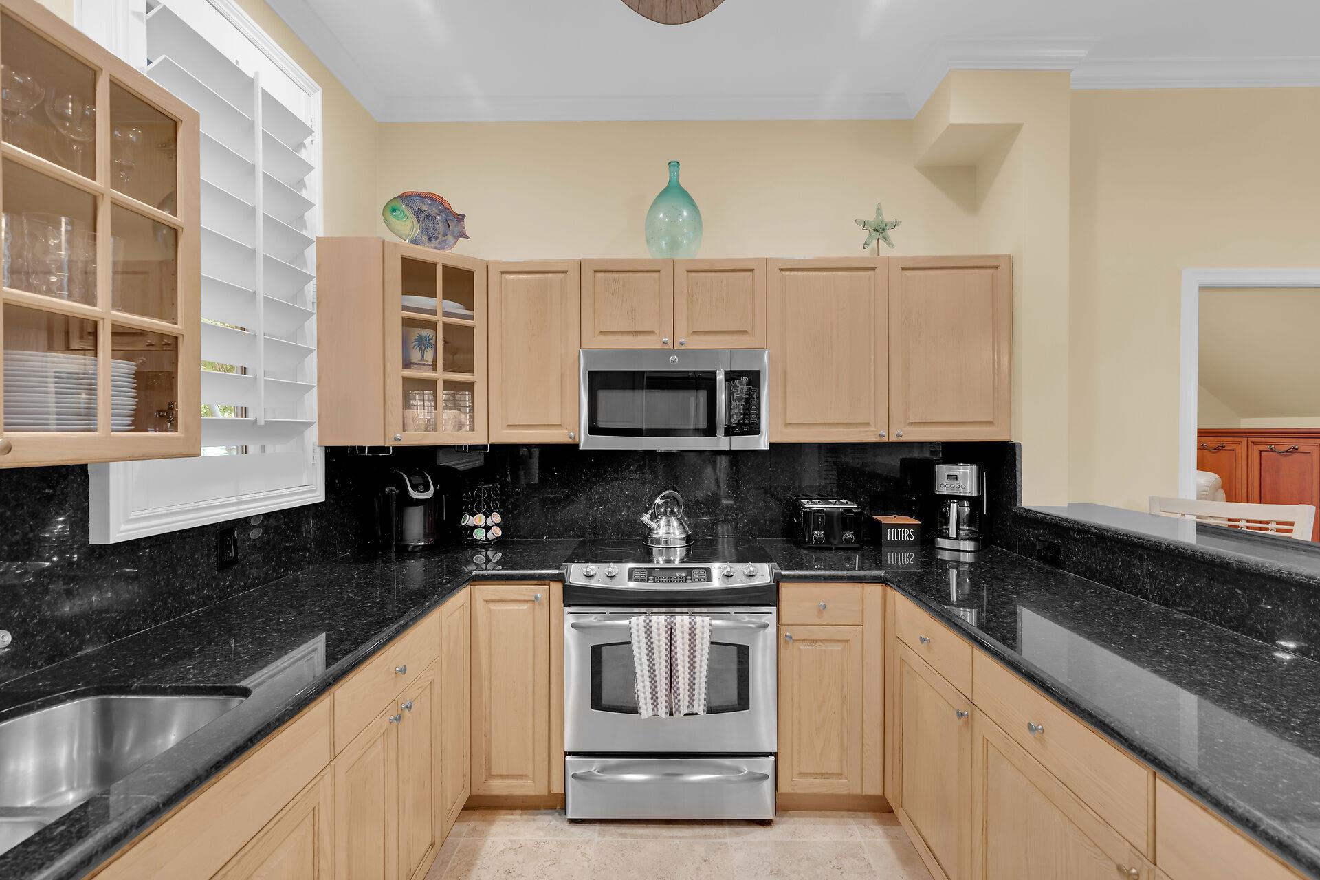 Plenty of counter space for meal prep