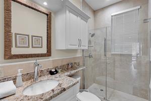 First floor full bath with walkin shower