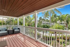Balcony with seating to enjoy morning coffee