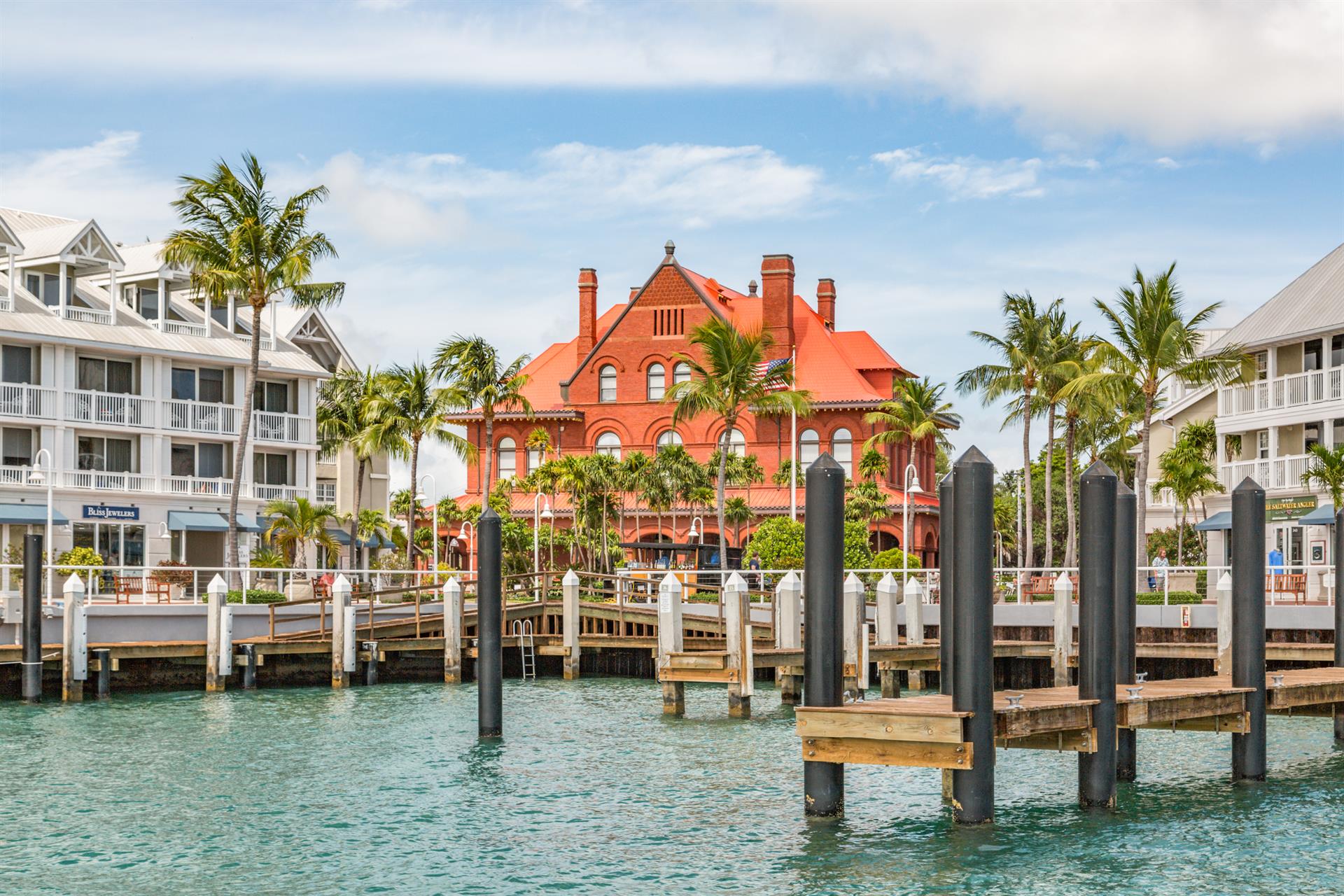 Ferry dock at  the Opal Resort on Key West
