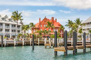 Ferry dock at  the Opal Resort on Key West