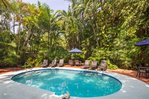 Plenty of room to relax in the Key West sunshine.