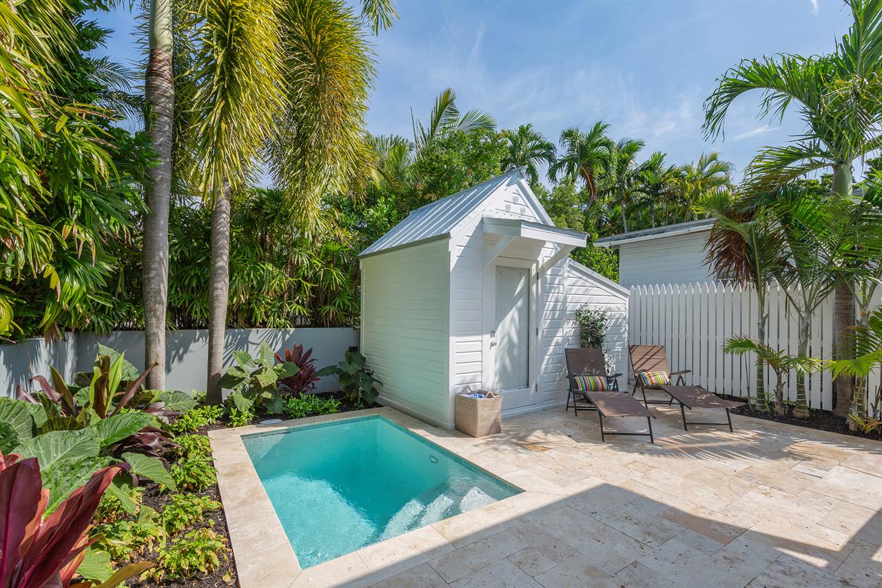 Private dipping pool is all yours