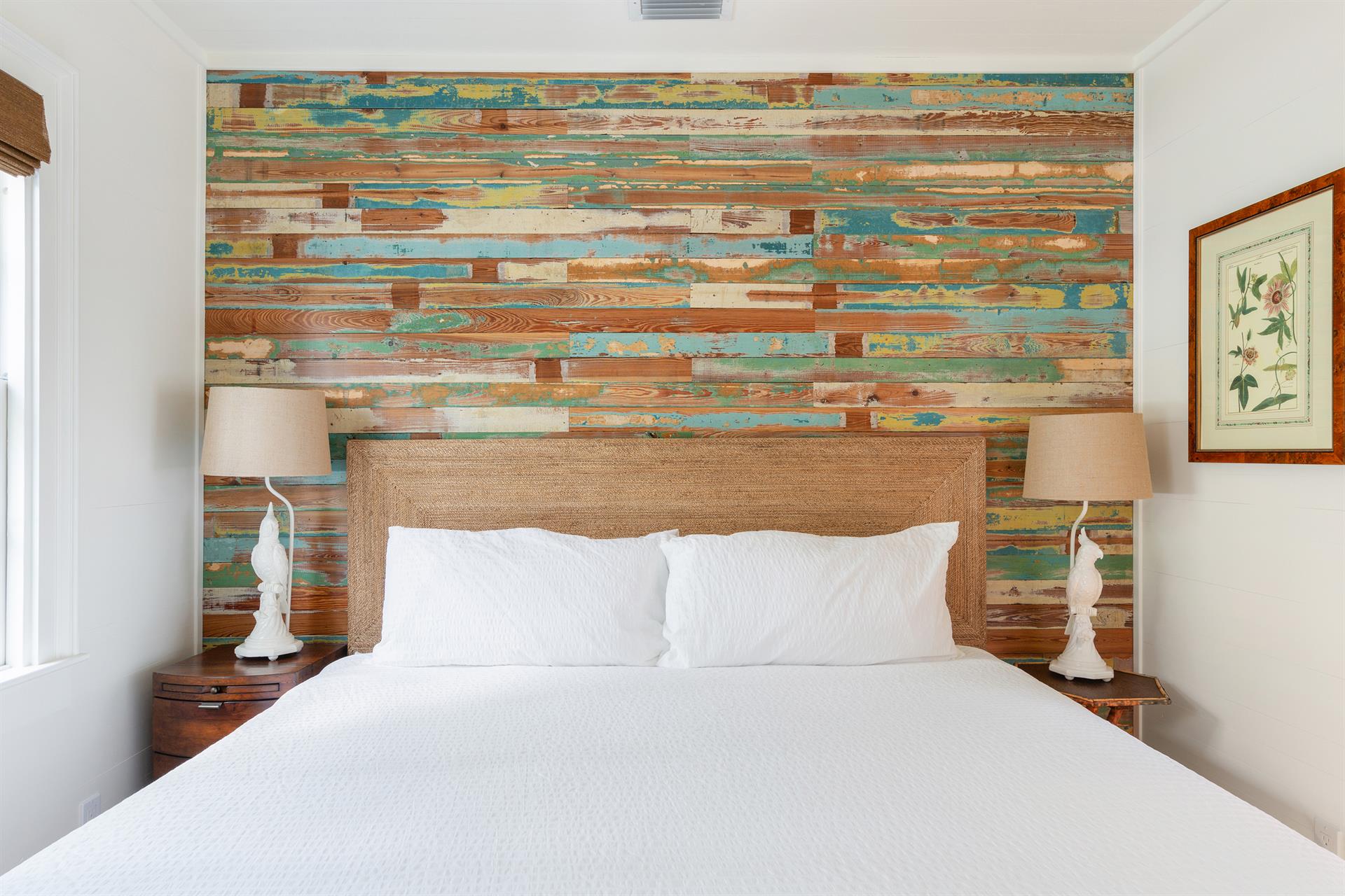 Imagine the history behind this scraped paint wall