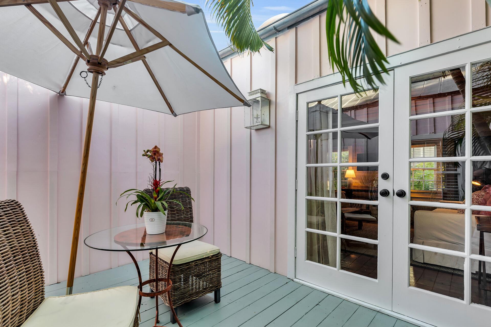 Relax with a snack and beverage