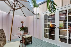 Relax with a snack and beverage