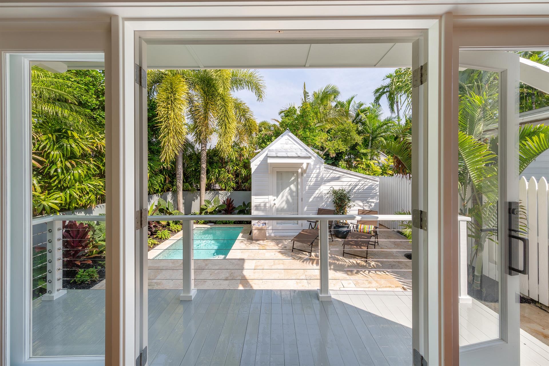 Expansive view through these fabulous doors.