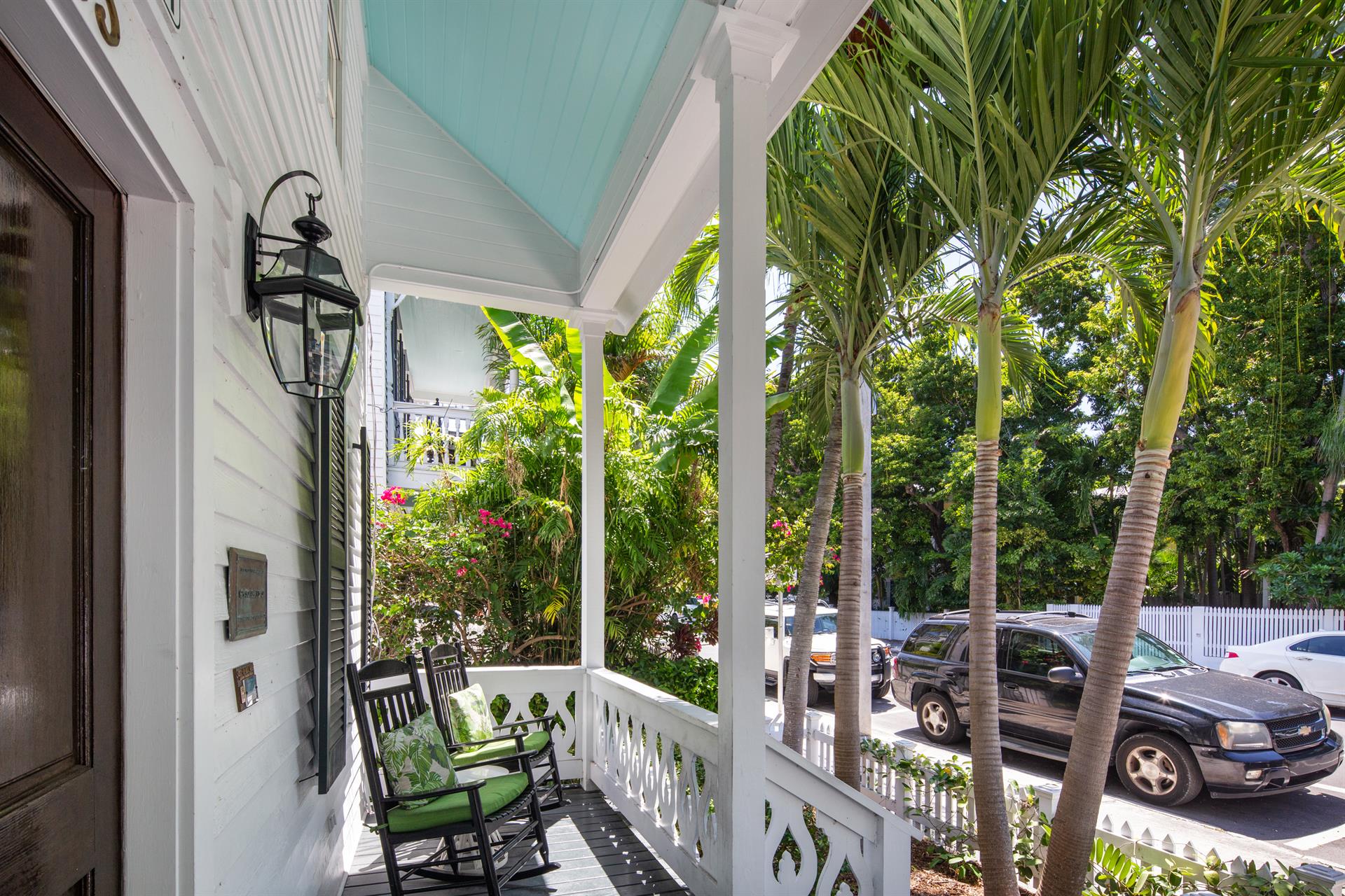 Great front porch for relaxing and peoplewatching