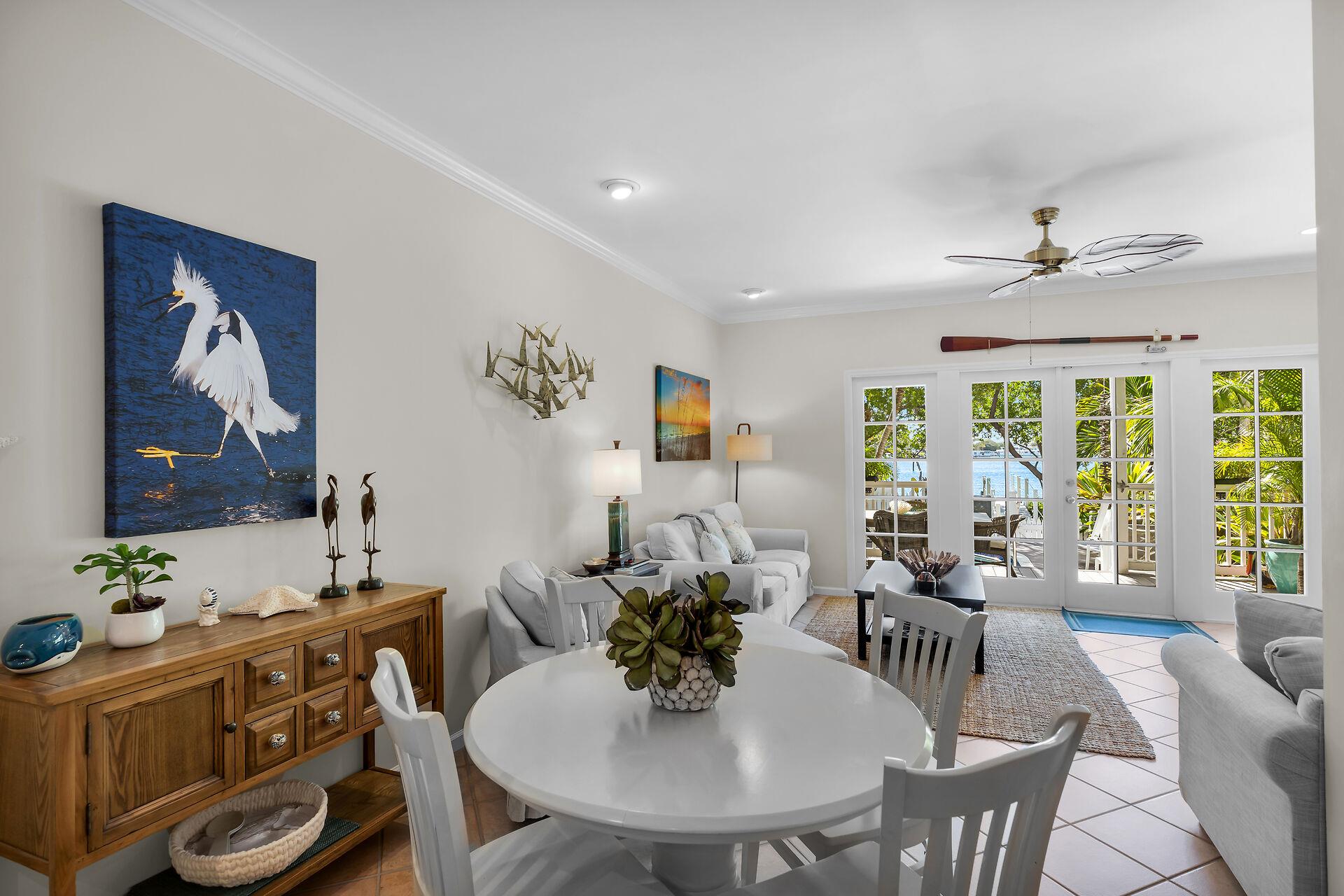 Open concept for easy entertaining