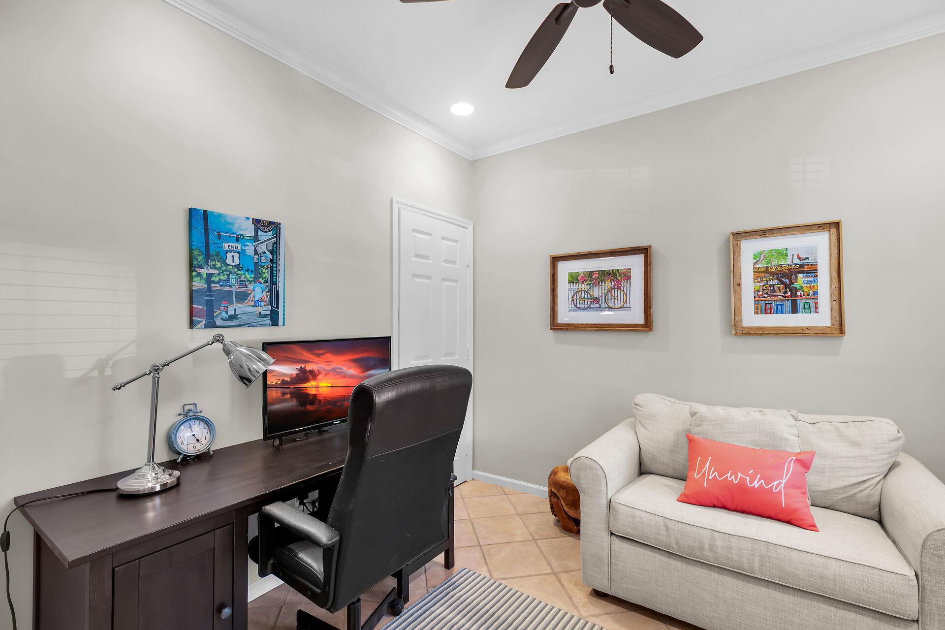 Bonus room for reading, relaxing, schooling or working