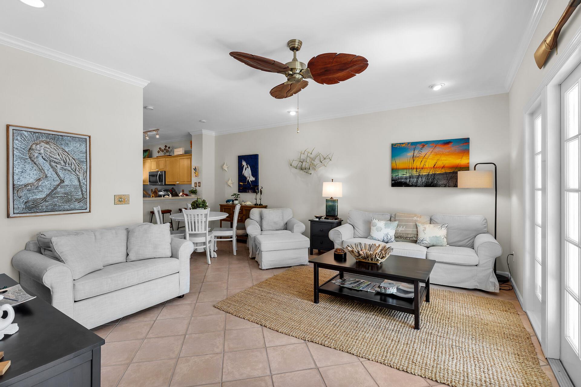 Plenty of comfy seating for family and friends.