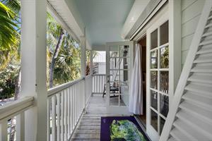 Private balcony off guest bedroom
