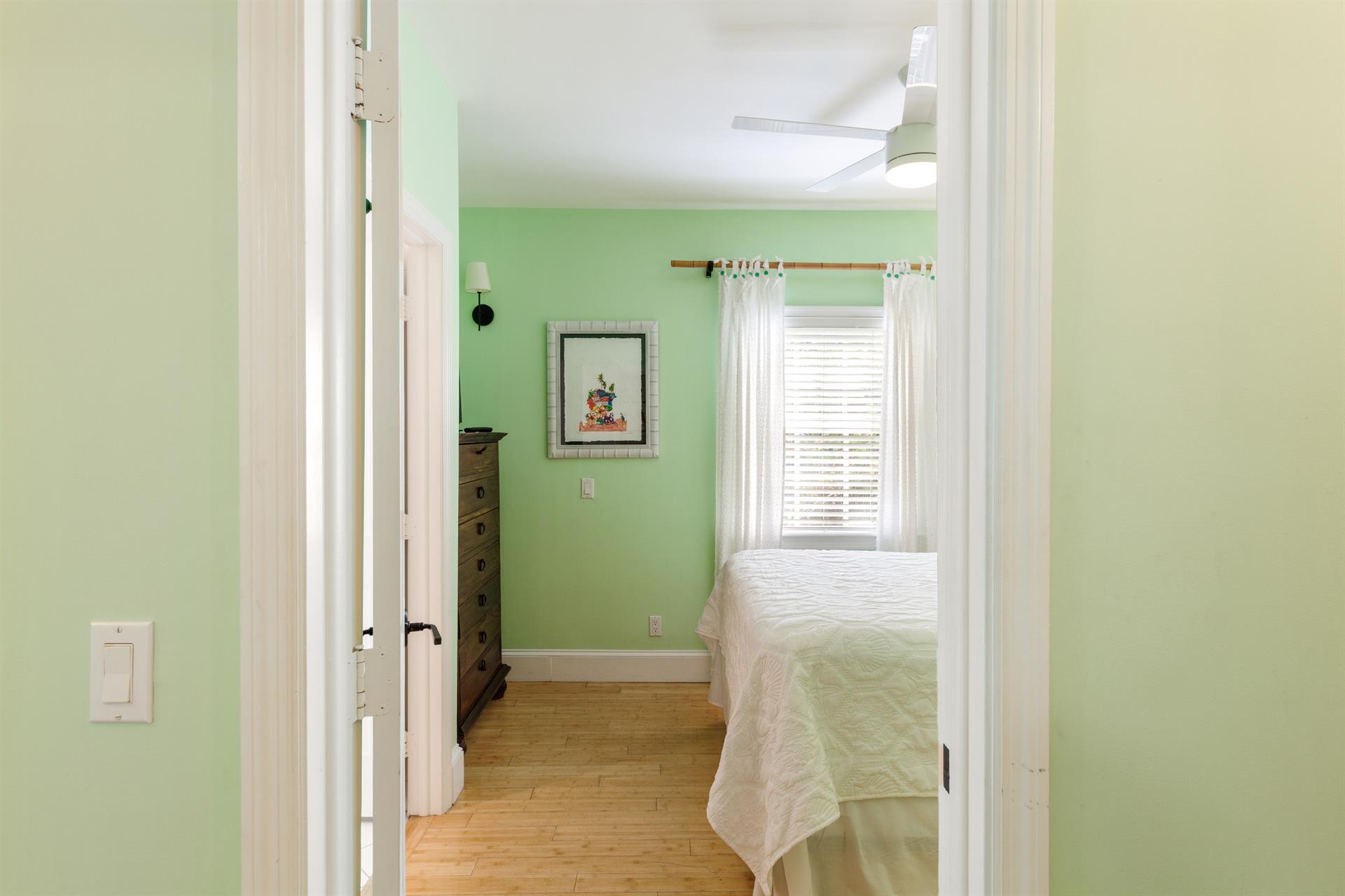 The second bedroom has queen bed and ensuite bath.