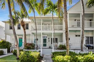 Great front porch for morning coffee
