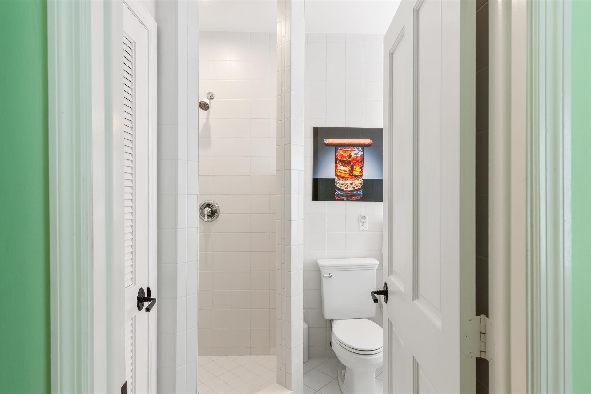 Another ensuite bath with walkin shower.