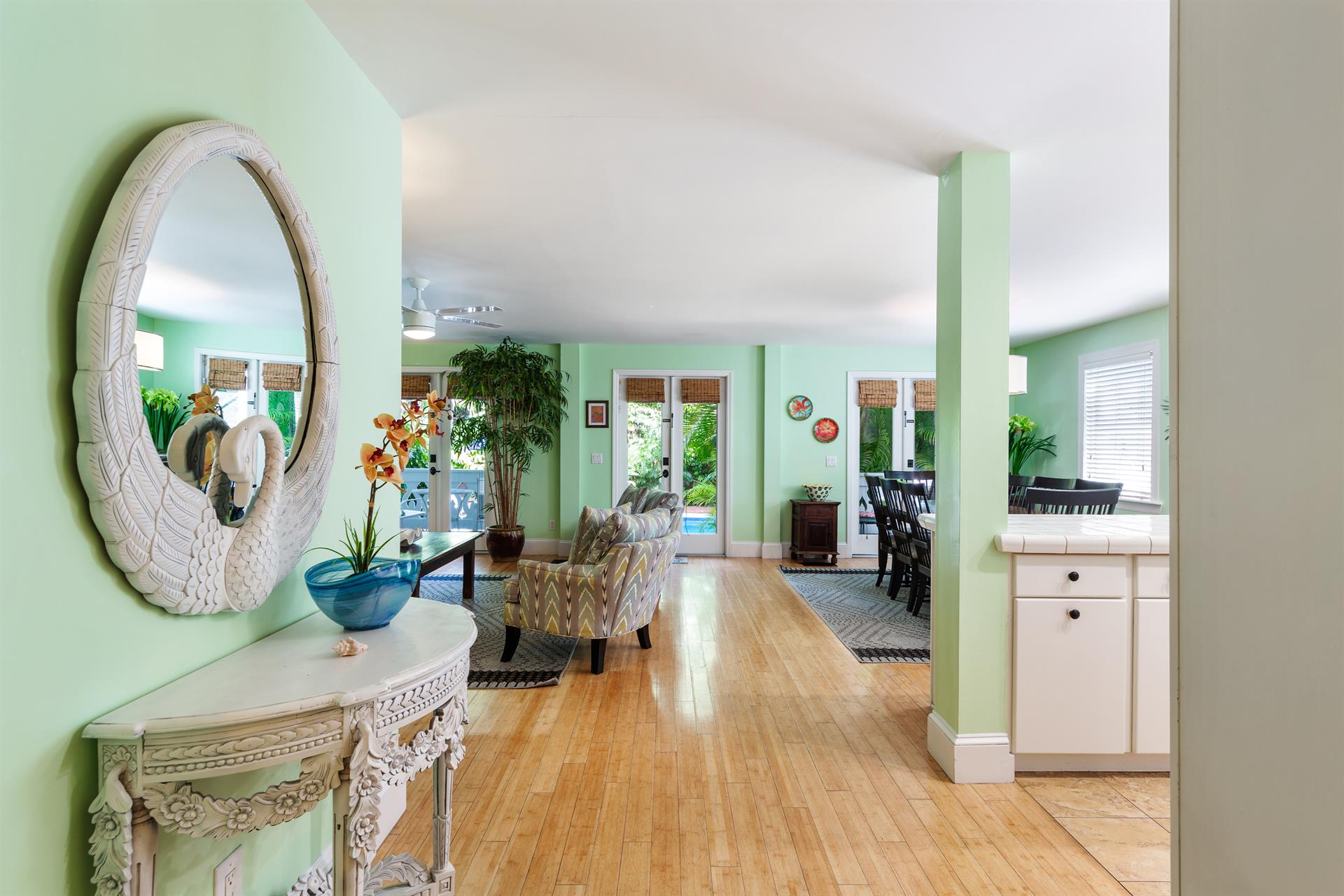 Great open concept layout for entertaining