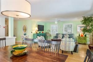 Sea Conch boasts a large living area.