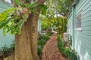 Follow the brick path to your retreat