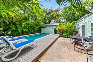 Loungers at the pool to catch some rays
