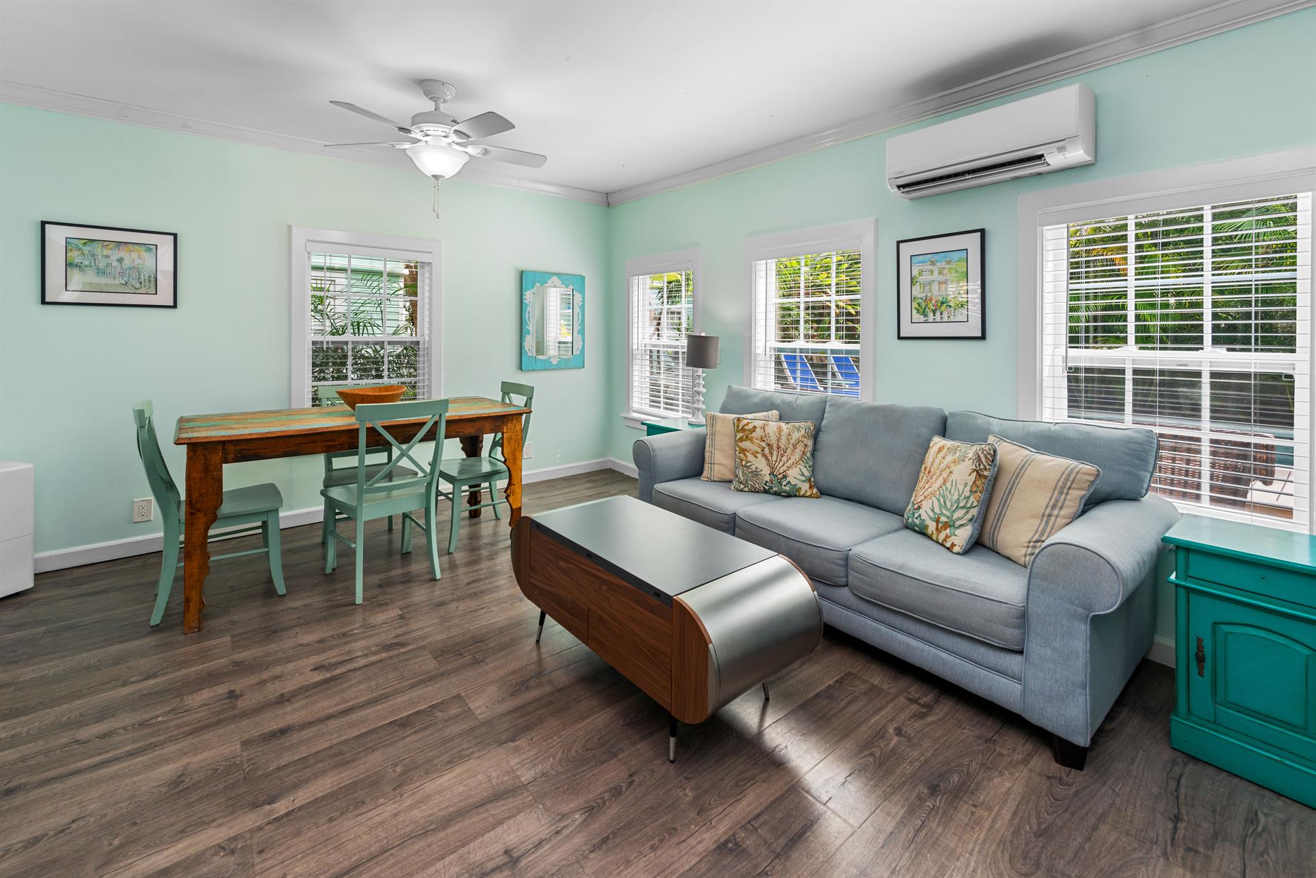 Plenty of natural light and space to relax.