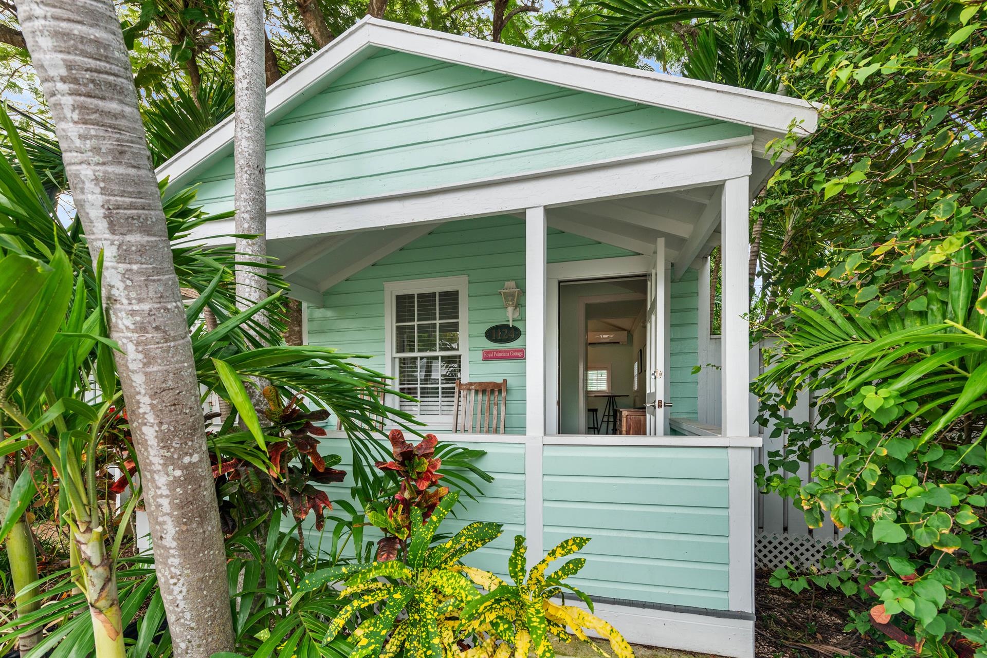 Royal Poinciana Cottage is another studio on the property