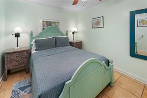 Bedside lighting and luxurious linens