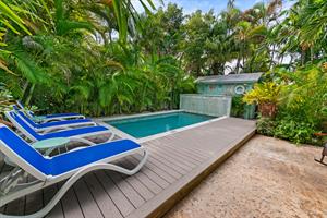 Take a dip to cool off after a day of activities