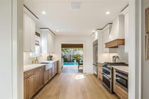 Gorgeous kitchen with stainless steel appliances