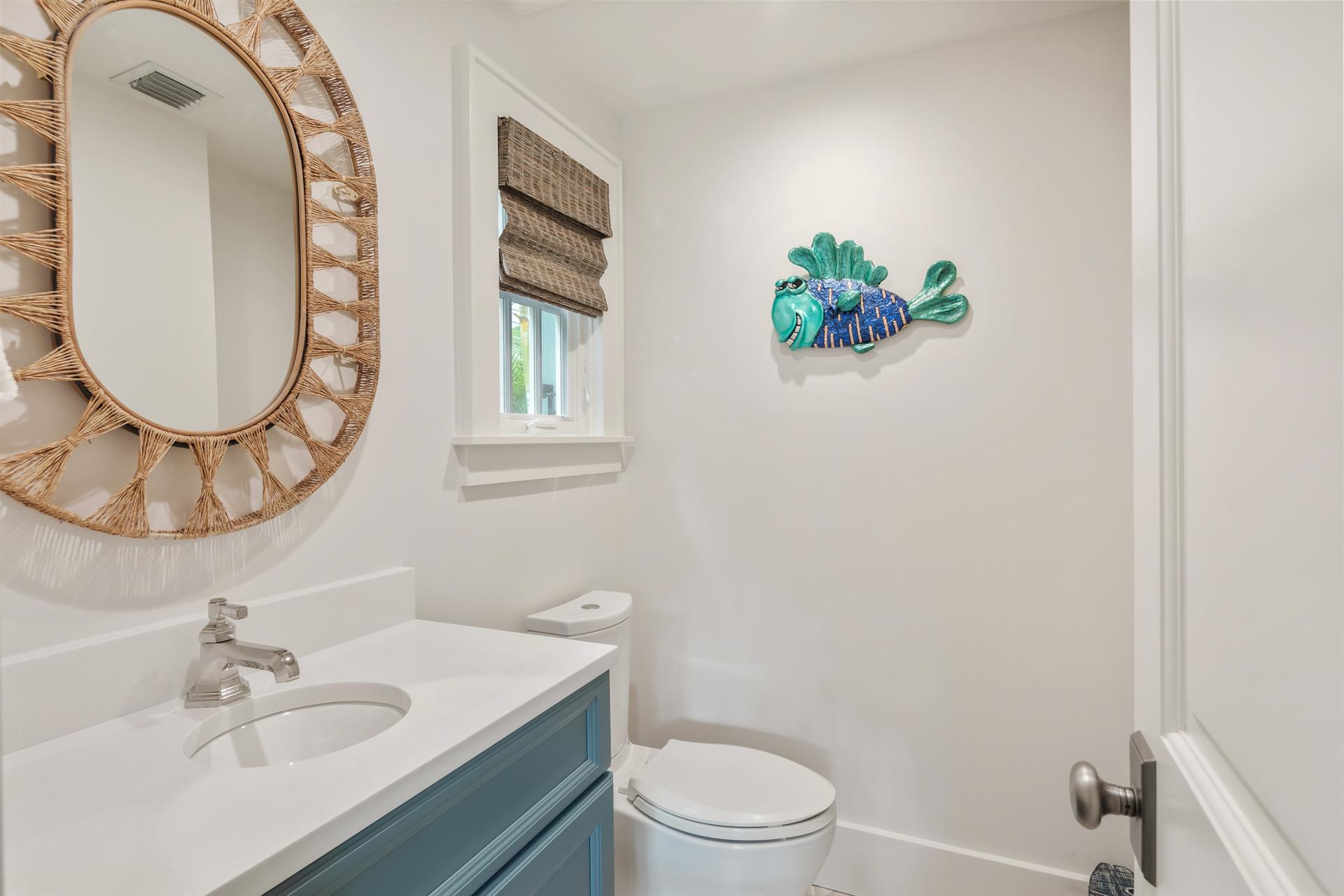 Half bath near dining area