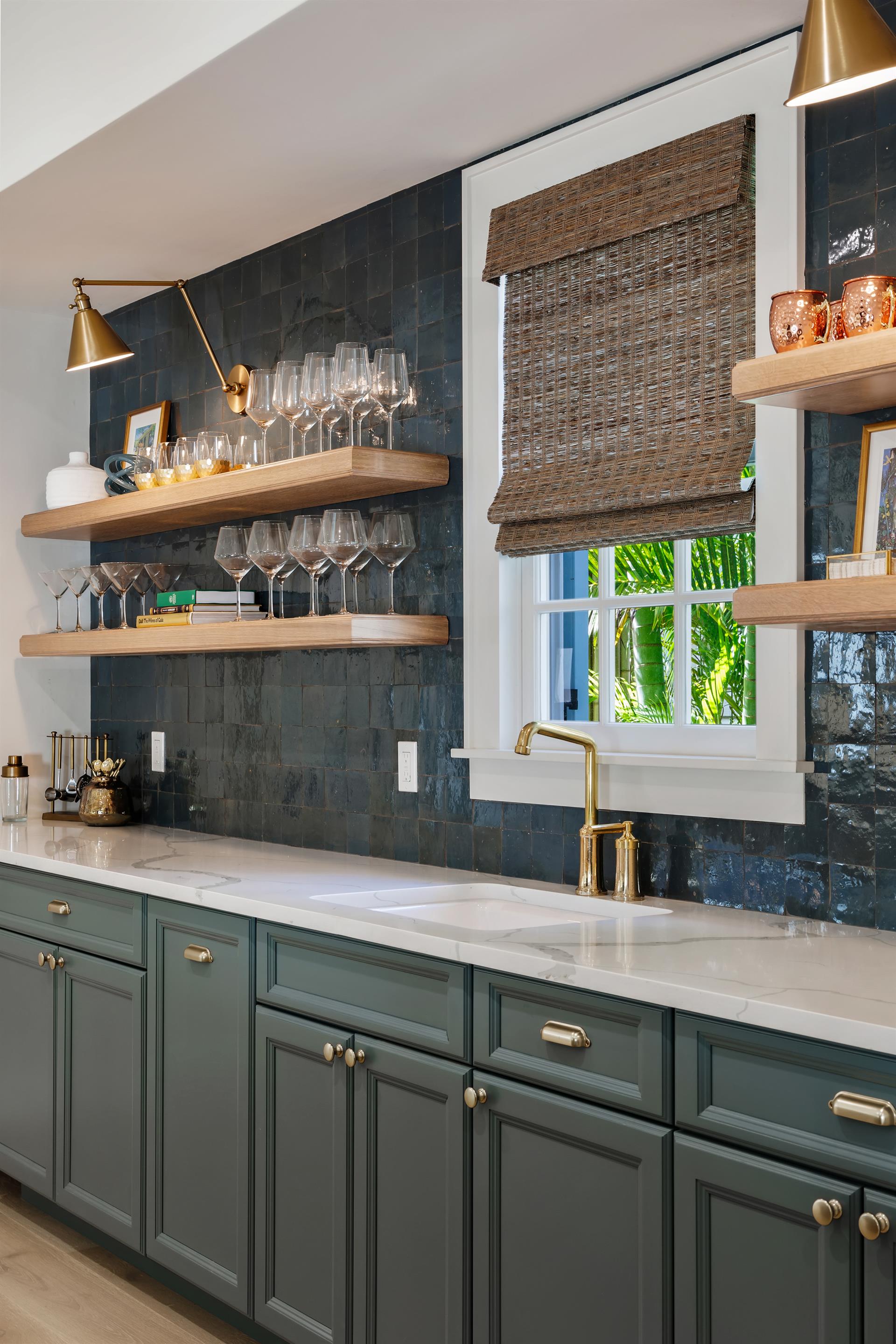 Wet bar makes entertaining a breeze