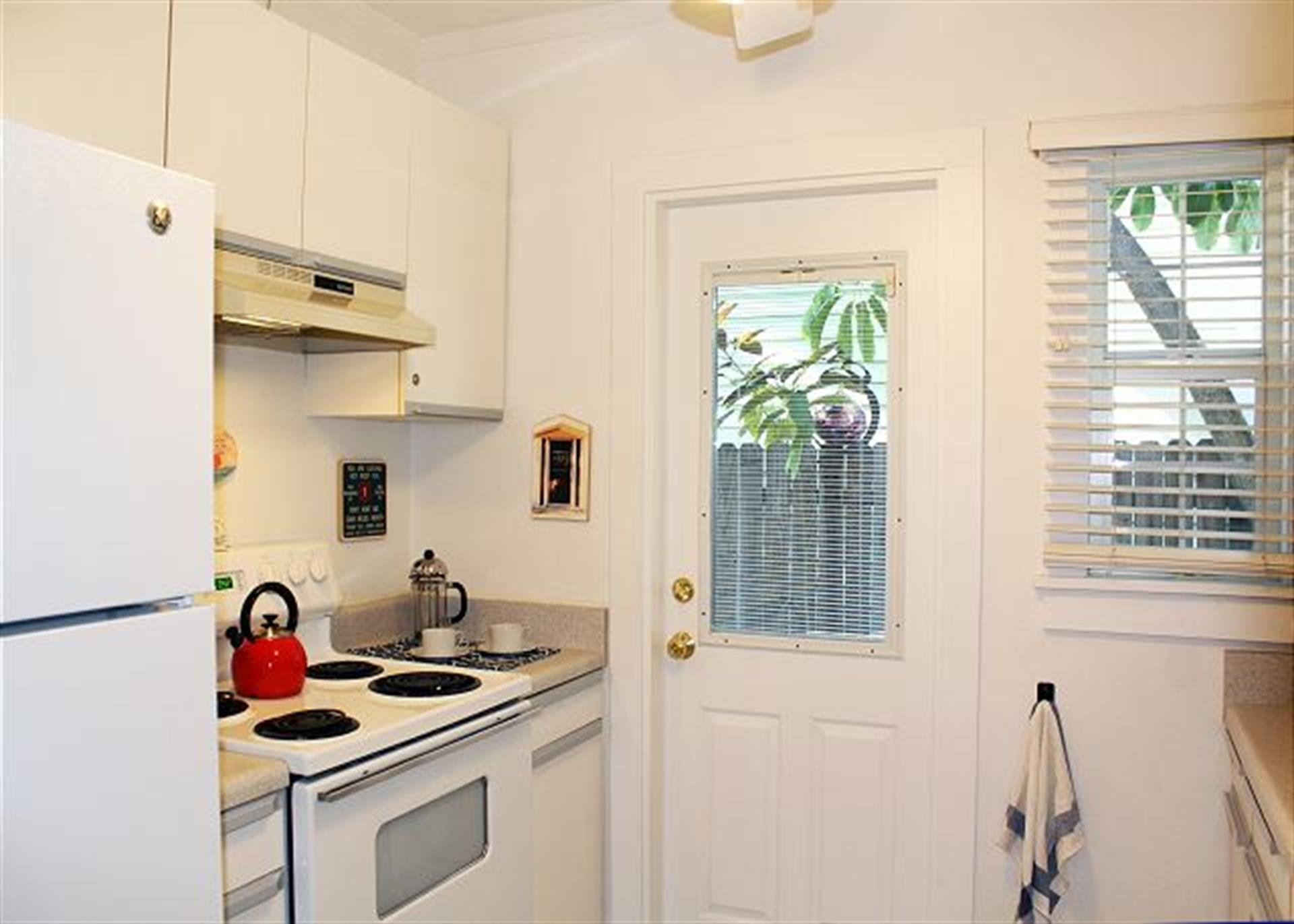 The kitchen in Casablanca has everything you need