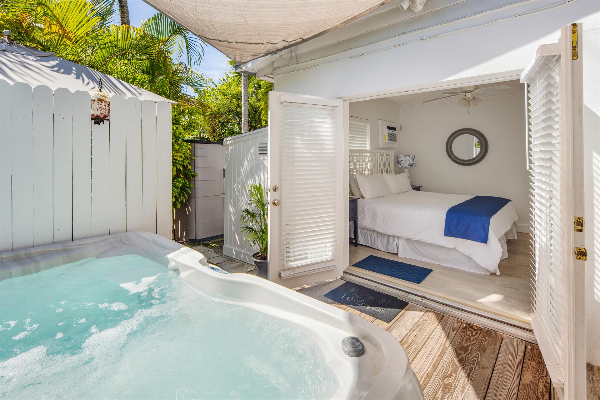 Take a dip in your hot tub before bed