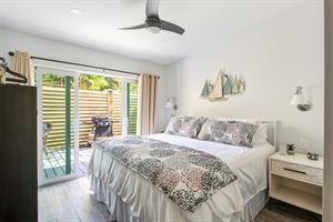 Second king bedroom with deck access