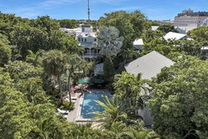 Aerial view of the shared pool