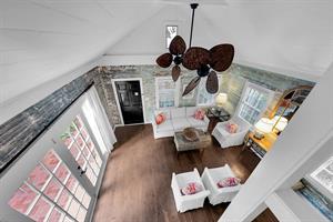 View from the open loft