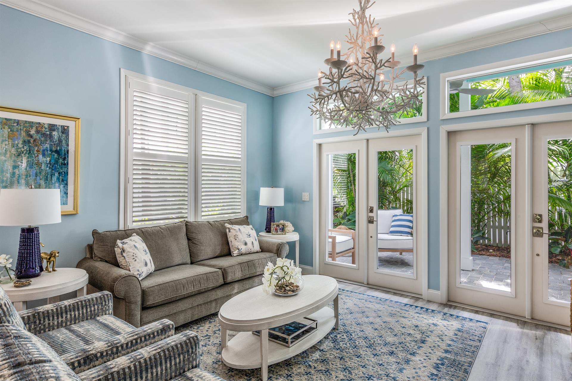 Comfy queen sleeper sofa for extra guests