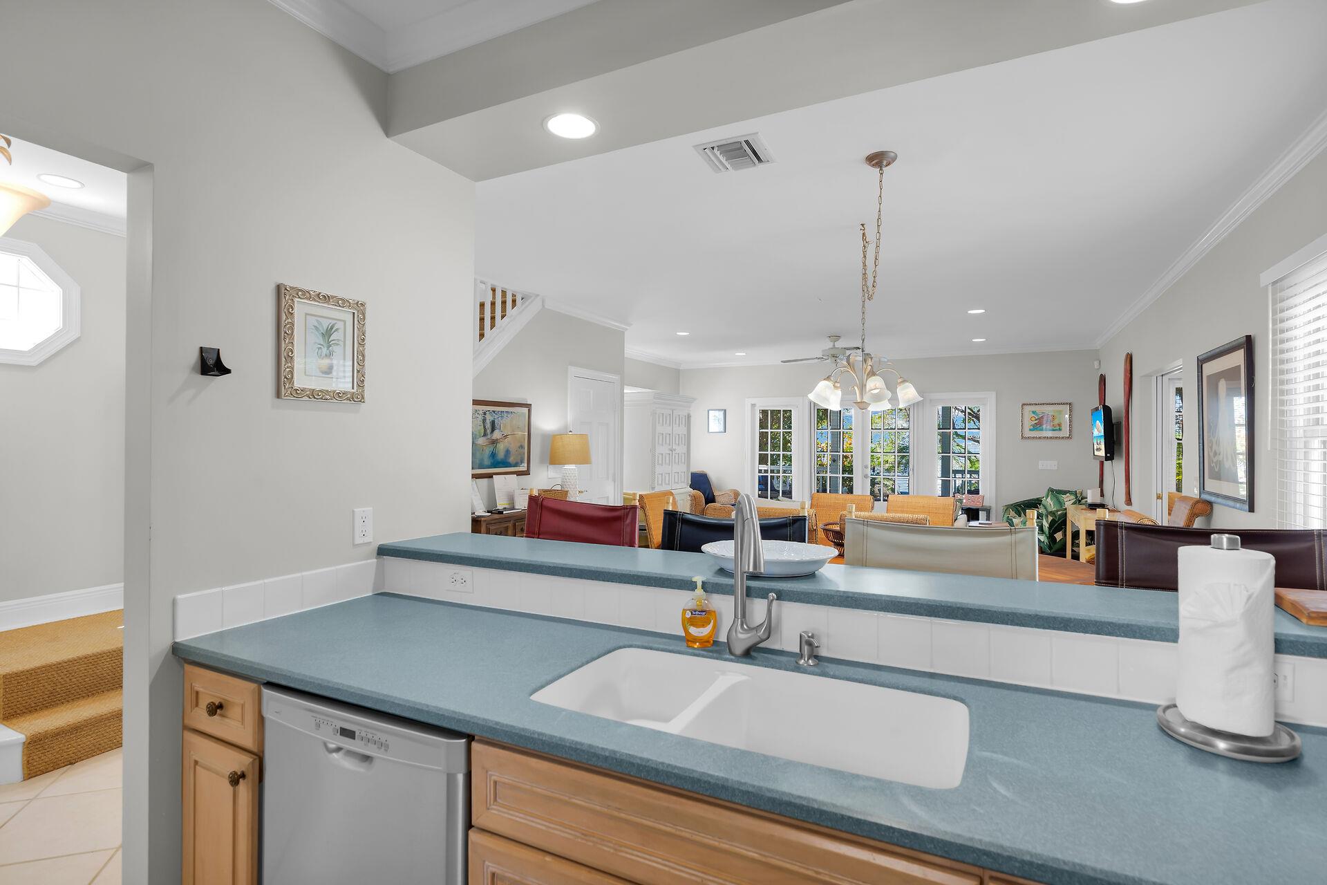 The chef can be part of the gathering here