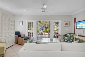 A spacious living area with a fabulous view