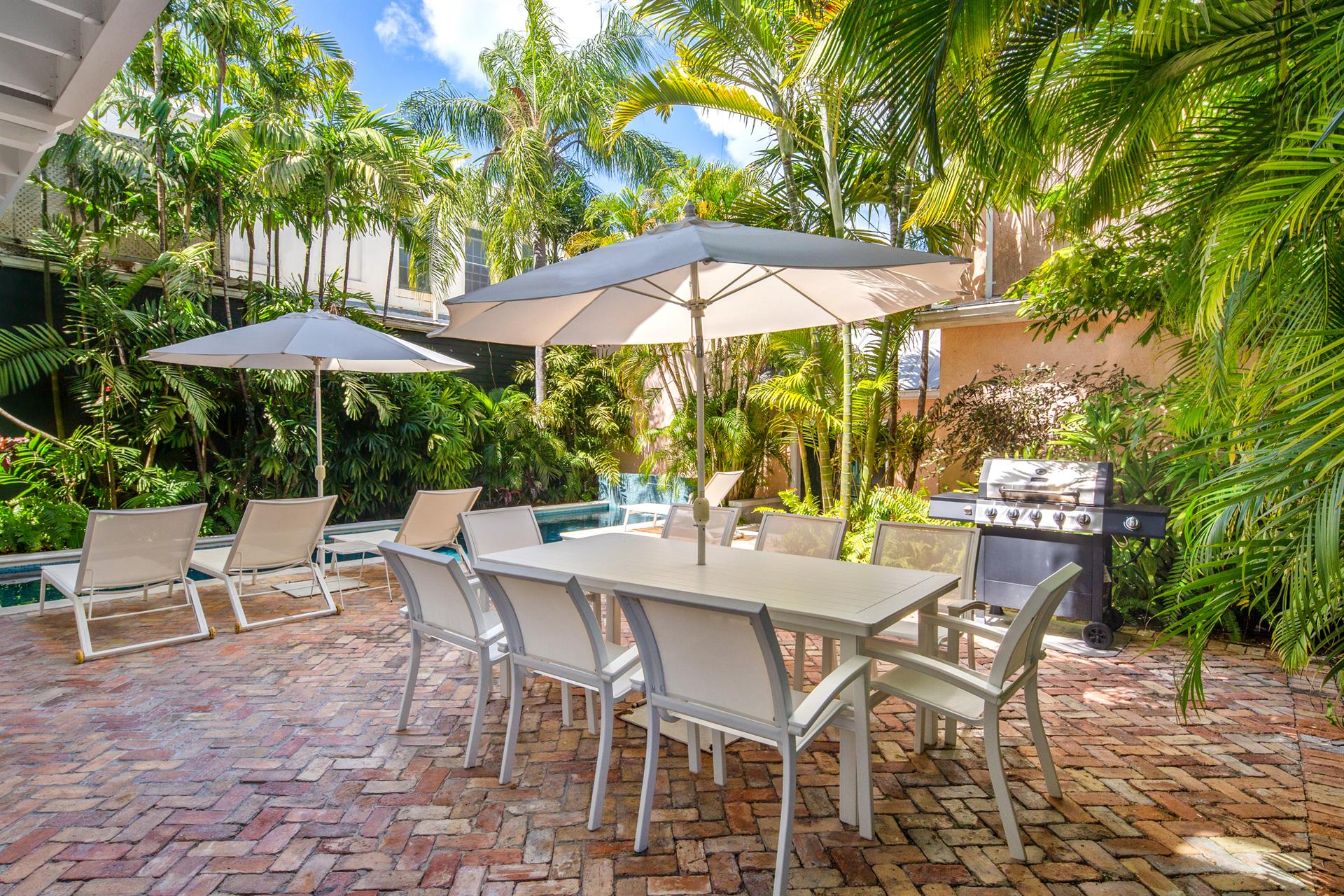 Grill up todays catch and dine al fresco