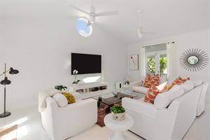 Natural light fills this space