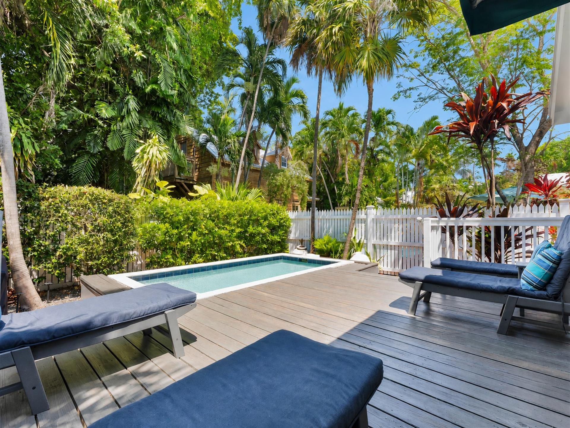 Lounge in your own private oasis