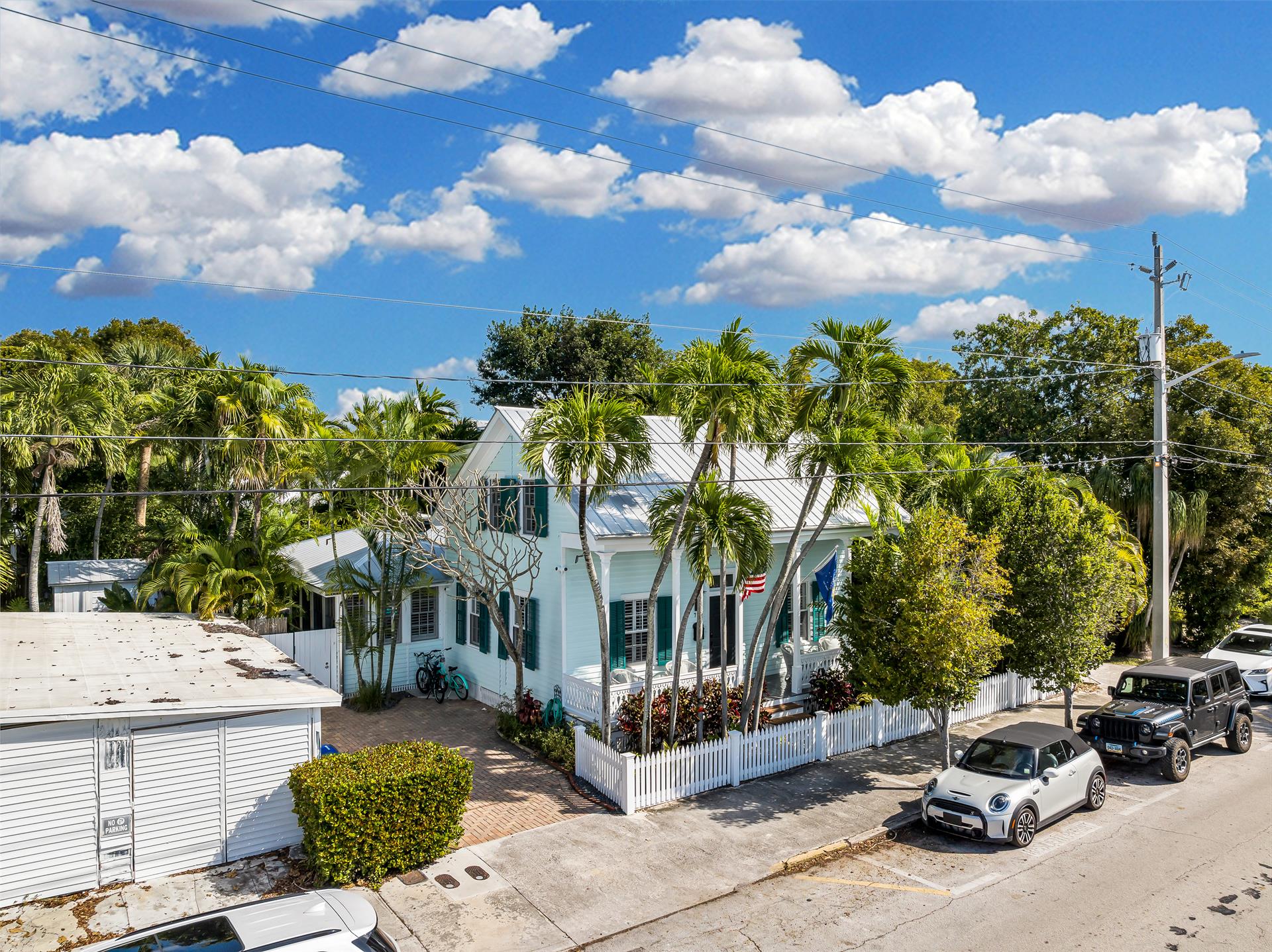 Designated off street parking a luxury in Key West