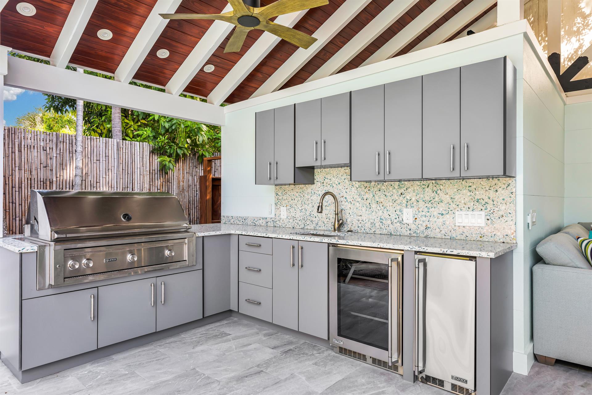 Outdoor kitchen adds to the Key West life