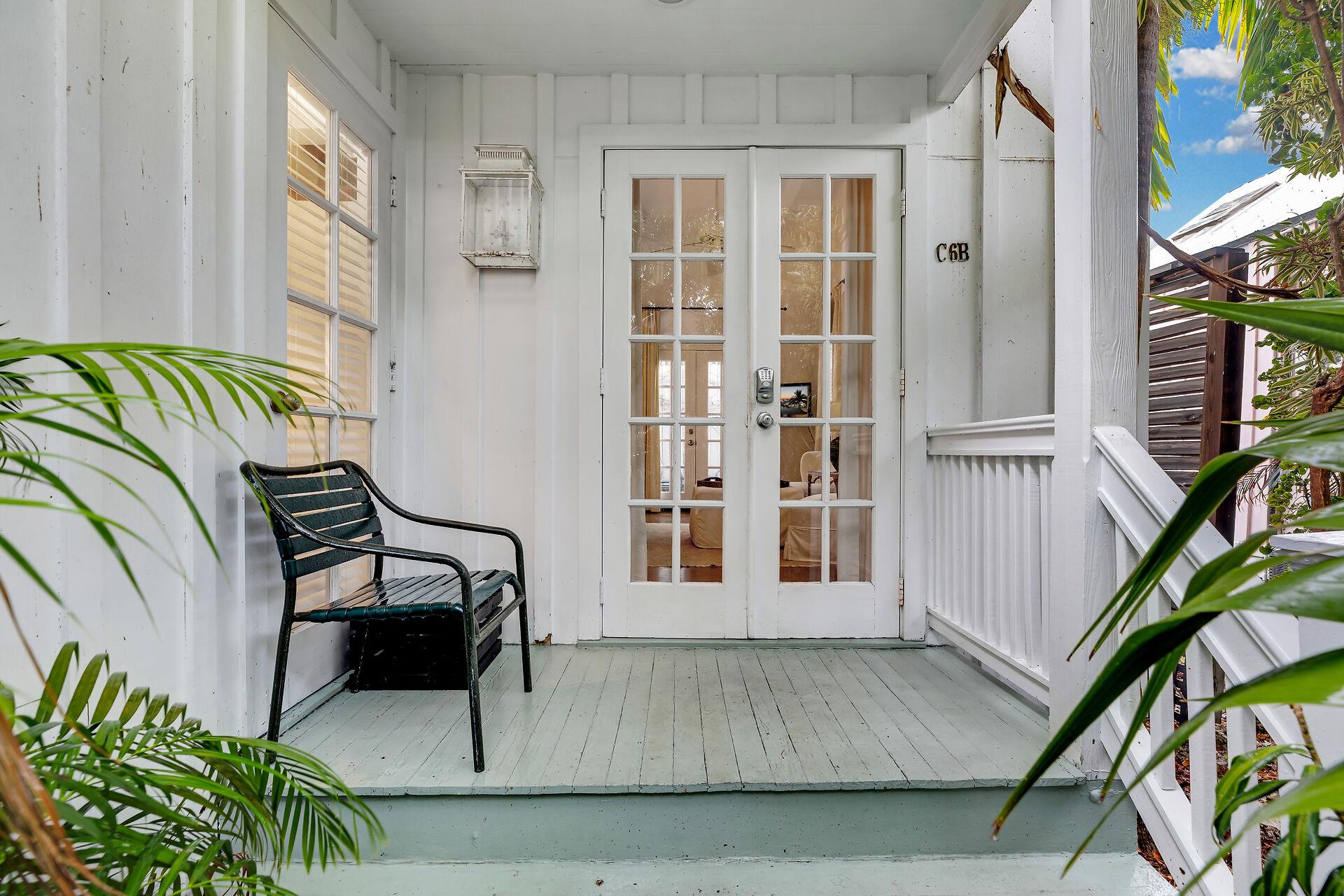 Entrance to Frangipani Cottage