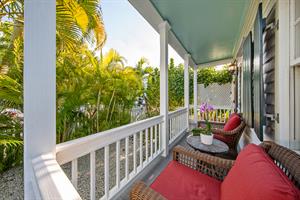 Enjoy morning coffee on your front porch.
