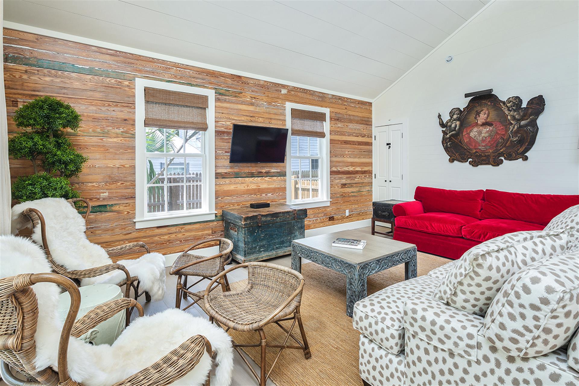 Every piece of furniture in the living room is a true delight