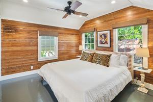 Cuddle up in this amazing bed in sunny upstairs king bedroom.