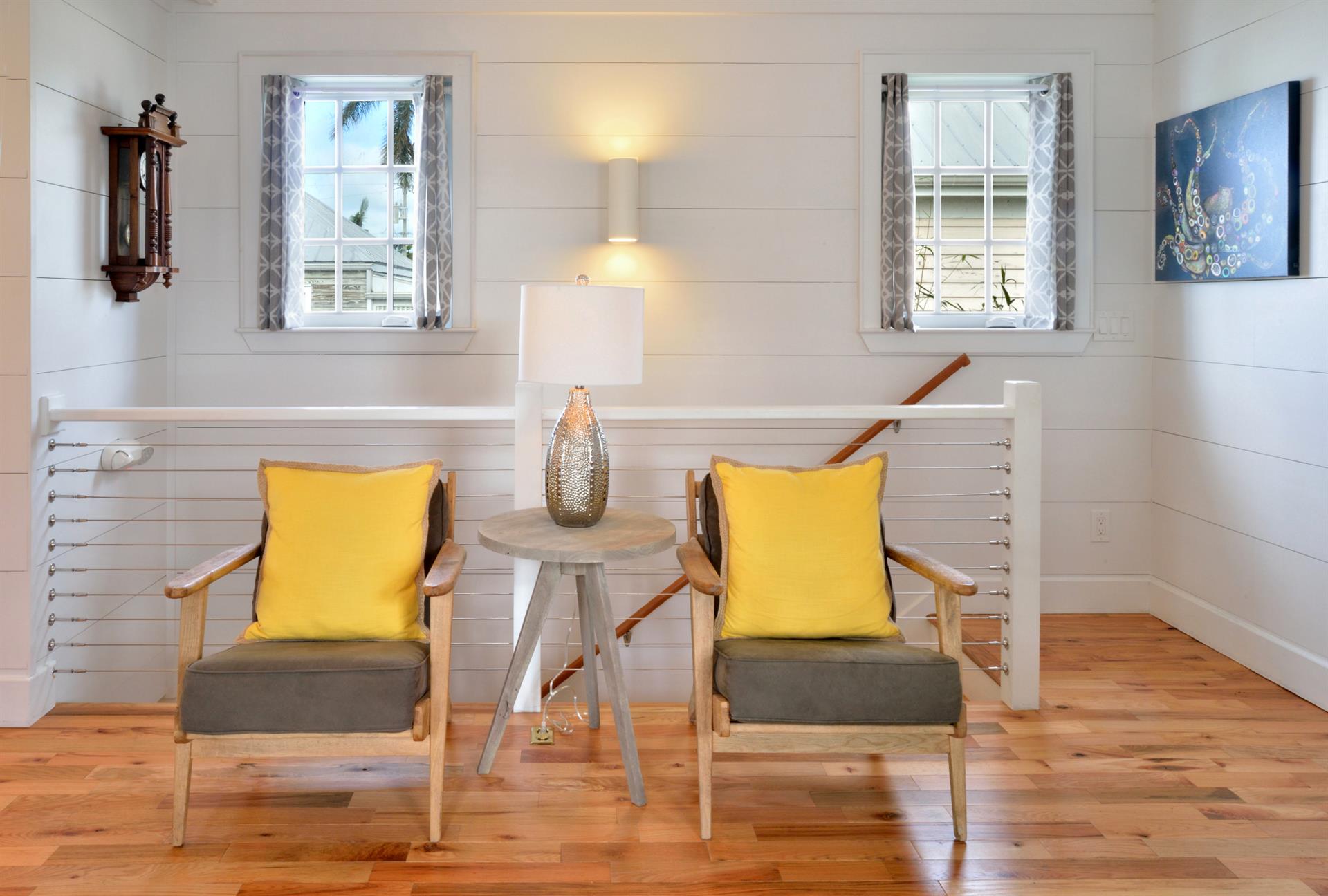 Additional living room seating for extra guests